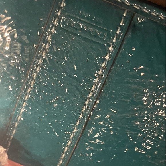 Vintage COACH green small wallet - Picture 3 of 7